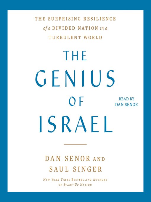 Title details for The Genius of Israel by Dan Senor - Available